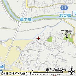 福岡県筑後市和泉1116周辺の地図