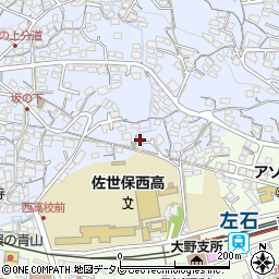 長崎県佐世保市原分町252-2周辺の地図