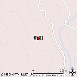 大分県玖珠郡九重町町田周辺の地図
