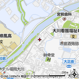 福岡県大川市酒見372-5周辺の地図