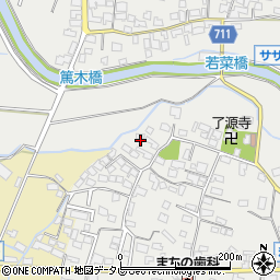 福岡県筑後市和泉1119周辺の地図