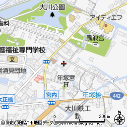 福岡県大川市酒見704周辺の地図