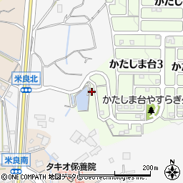 大分県大分市かたしま台3丁目11周辺の地図