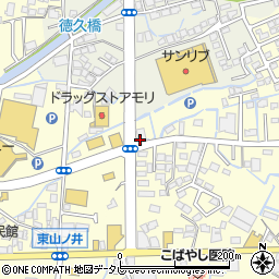 筑邦銀行筑後支店 ＡＴＭ周辺の地図