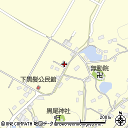 佐賀県武雄市黒髪8843周辺の地図