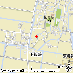 佐賀県佐賀市東与賀町大字飯盛908周辺の地図