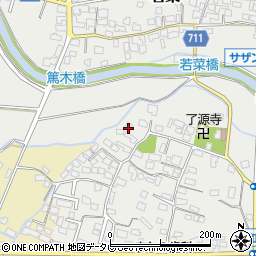 福岡県筑後市和泉1121周辺の地図