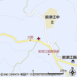 大分県日田市前津江町大野2232周辺の地図