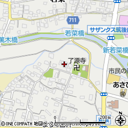福岡県筑後市和泉1216-2周辺の地図