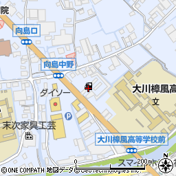 ＥＮＥＯＳセルフ大川ＳＳ周辺の地図