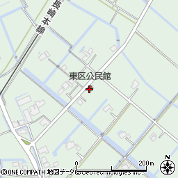 東区公民館周辺の地図