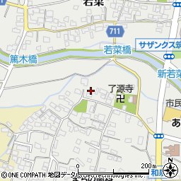 福岡県筑後市和泉1132-1周辺の地図