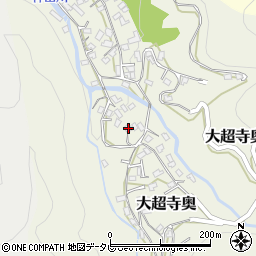 愛媛県宇和島市大超寺奥300周辺の地図