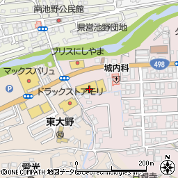 ダイソー佐世保矢峰店周辺の地図