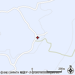 大分県玖珠郡九重町後野上1604周辺の地図