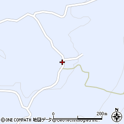 大分県玖珠郡九重町後野上1662周辺の地図