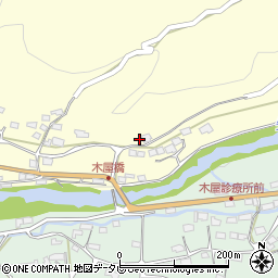 福岡県八女市黒木町北木屋1711周辺の地図