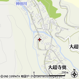 愛媛県宇和島市大超寺奥293周辺の地図