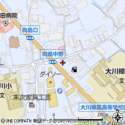 大川化粧合板工業協組周辺の地図