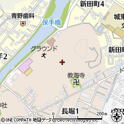 愛媛県宇和島市長堀2丁目周辺の地図