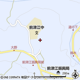 大分県日田市前津江町大野2210周辺の地図