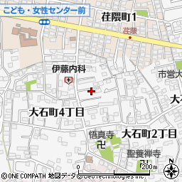 大分県大分市荏隈大石町３丁目394周辺の地図