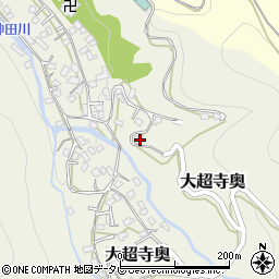 愛媛県宇和島市大超寺奥113周辺の地図
