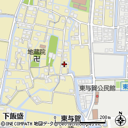 佐賀県佐賀市東与賀町大字飯盛1117周辺の地図