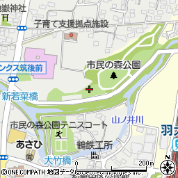 福岡県筑後市和泉15周辺の地図