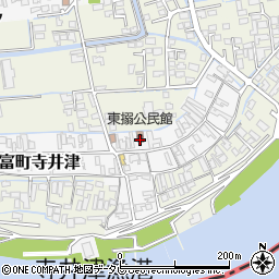 東搦公民館周辺の地図