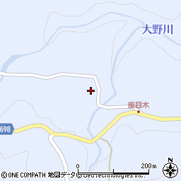 大分県日田市前津江町大野1347-1周辺の地図