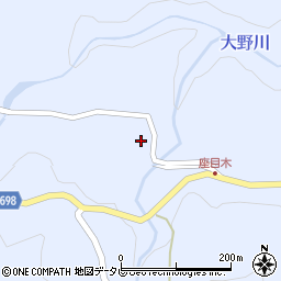 大分県日田市前津江町大野1347-1周辺の地図