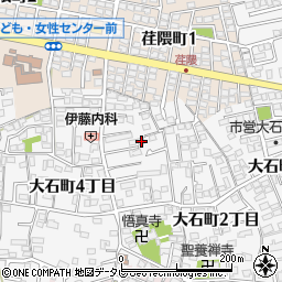 大分県大分市荏隈大石町３丁目402-5周辺の地図