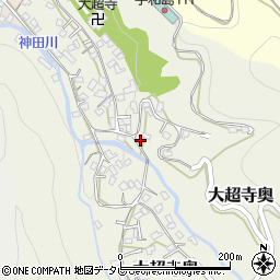 愛媛県宇和島市大超寺奥81周辺の地図