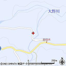 大分県日田市前津江町大野1340周辺の地図