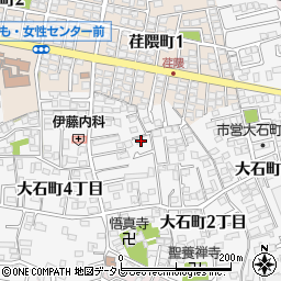 大分県大分市荏隈大石町３丁目402-4周辺の地図