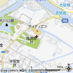 福岡県大川市酒見757-3周辺の地図