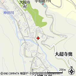 愛媛県宇和島市大超寺奥101周辺の地図