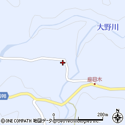 大分県日田市前津江町大野1345周辺の地図
