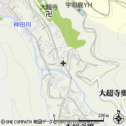 愛媛県宇和島市大超寺奥82周辺の地図