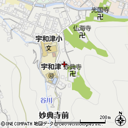 愛媛県宇和島市妙典寺前520周辺の地図