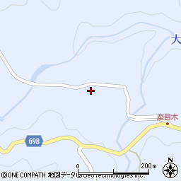 大分県日田市前津江町大野1359周辺の地図