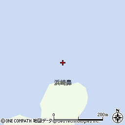 浜崎鼻周辺の地図