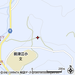 大分県日田市前津江町大野2612周辺の地図