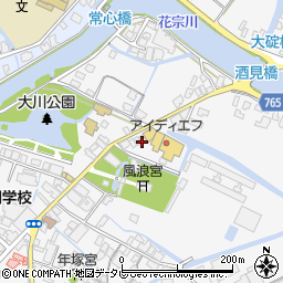 福岡県大川市酒見762周辺の地図