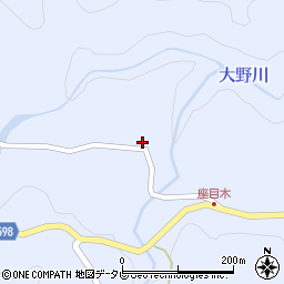 大分県日田市前津江町大野1342周辺の地図