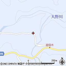 大分県日田市前津江町大野1342周辺の地図