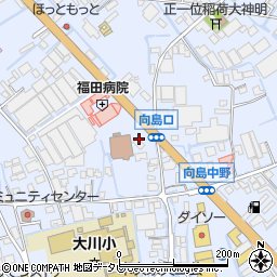 ミニストップ大川向島店周辺の地図