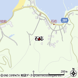 愛媛県宇和島市石応周辺の地図