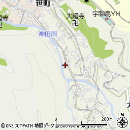 愛媛県宇和島市大超寺奥404周辺の地図